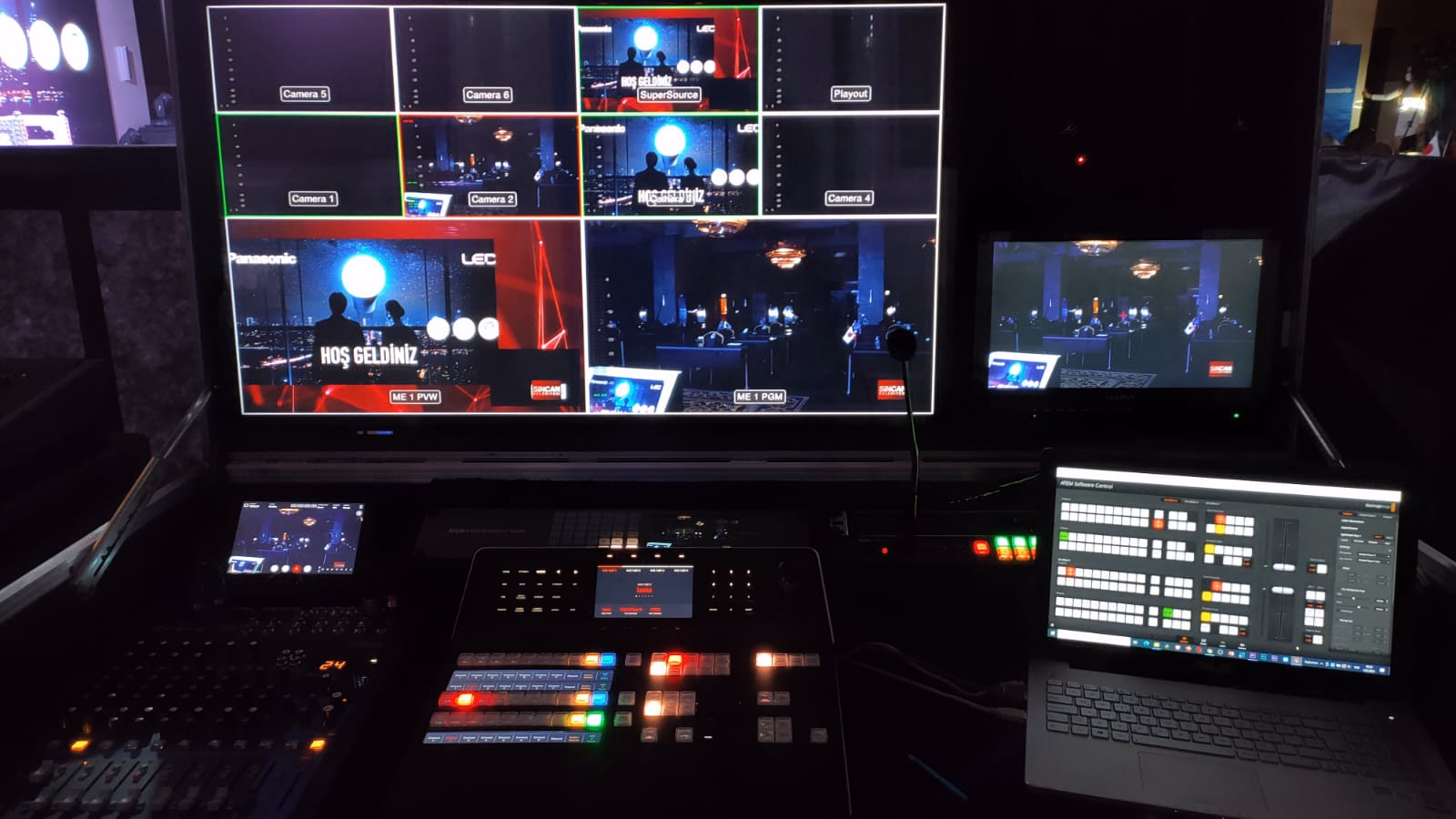 Artı Bir Yapım portföyünden 4K mobil reji kontrol odası